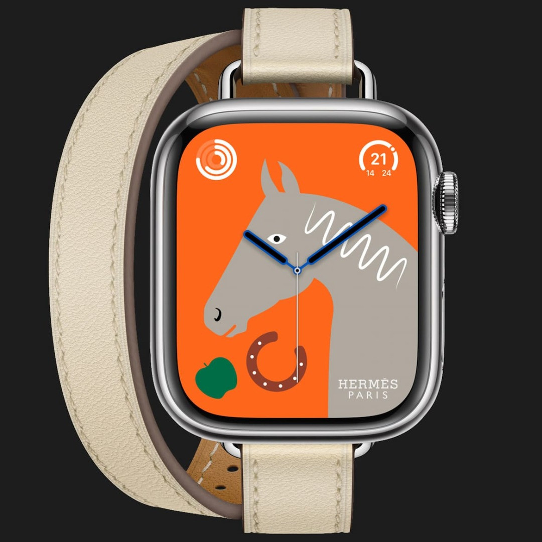 Apple Watch Series 8 41mm Herm s Silver Stainless Steel